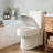 BCANHOME Compact One Piece Toilet With Soft-Close Seat Lid, High-Efficiency 1.2/1.8 GPF Dual Flush, Dirt-Resistant Glazed, Space-Saving Design For Limited Layouts-123752205