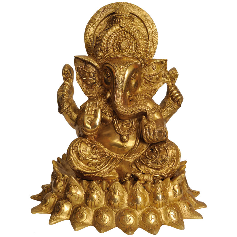 Statue Kamalasana Ganesha