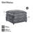 28'' Upholstered Square Ottoman (Set Of 2)-1225684144