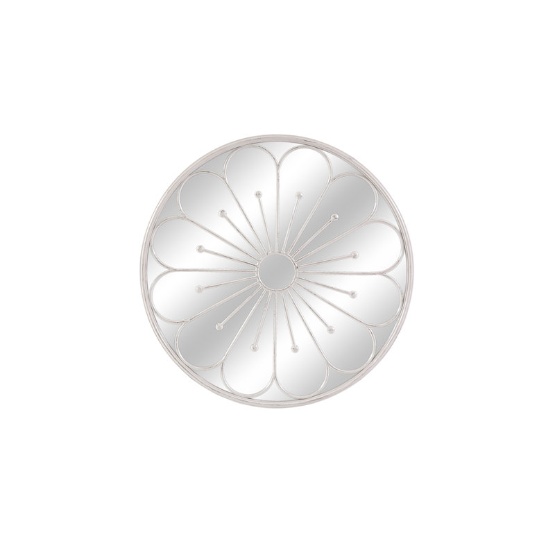 Adeen Iron Round Wall Mirror