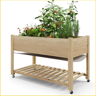 Wood Raised Garden Extension Kit