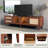 TV Stand with Solid Wood Legs, 80" TVs Stable support, multi-functional design