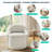 Aimilia Upholstered Chenille Swivel Storage Dining Chair ( Set of 4)-1034699560-1028938205