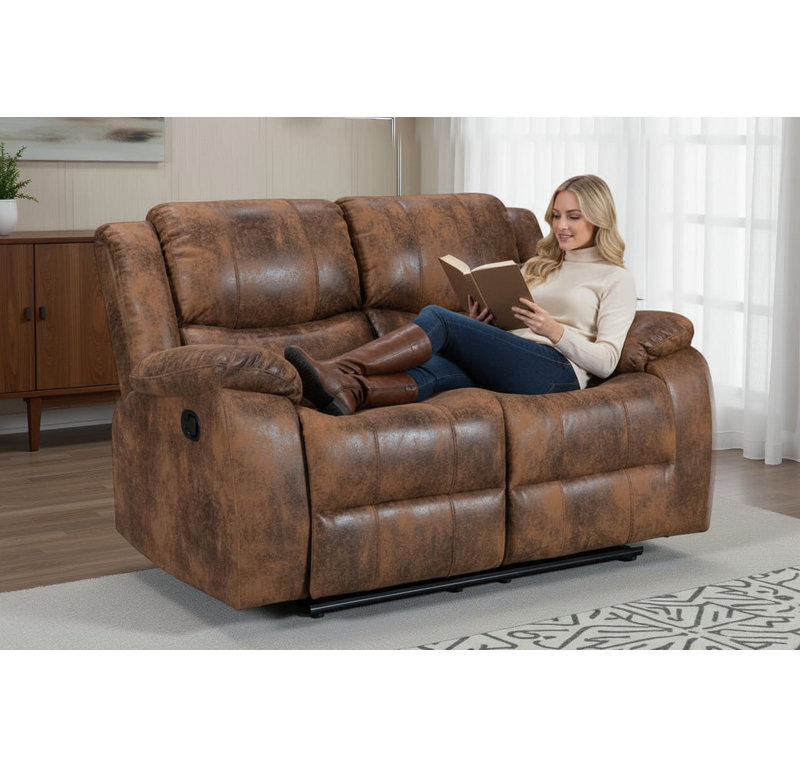 Caitie 93cm Wide Standard Recliner, Grey