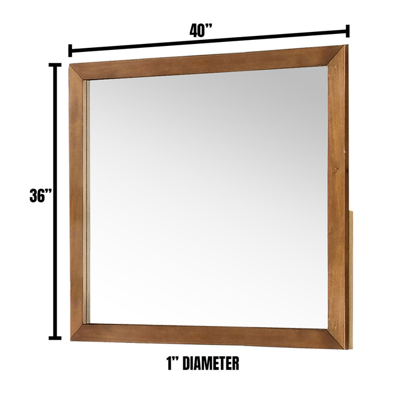 Miroir de commode mid-century modern Goode