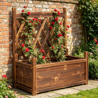 Bloxom Wood Planter Box