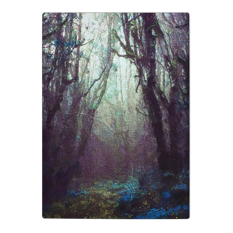 Tempered Glass a Forest Arch Chopping Board, 28.5 cm W x 39 cm L