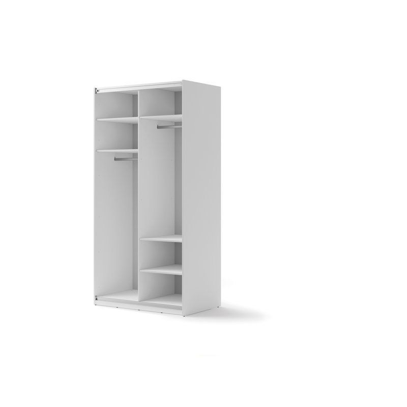 Swanhild Laminate Wardrobe, 235cm H x 120cm W x 71cm D
