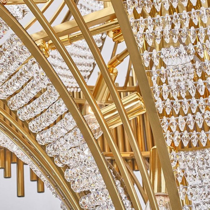 Brassfield 14 - Light Crystal Chandelier