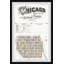 Chicago Block Map - impression encadrée-306106416