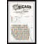 Chicago Block Map - impression encadrée-306106420