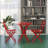 3 Piece Patio Bistro Set Of Foldable Round Table And Chairs-1029288246