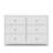 Teddi 6 Drawer Double Dresser-98718147