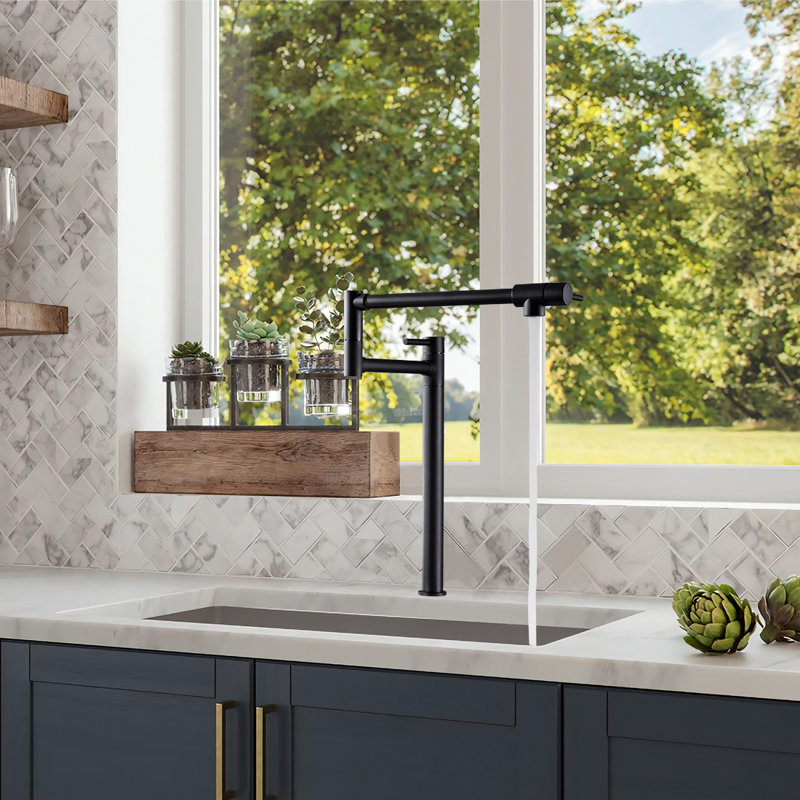 Robinet remplisseur de casserole, Noir mat
