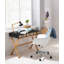 Iceland Solid Wood Steel Writing Desk