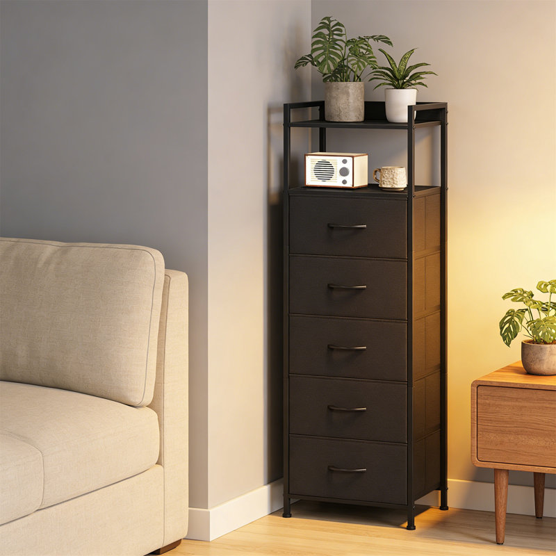 40.2cm W Chest of Drawers, Black