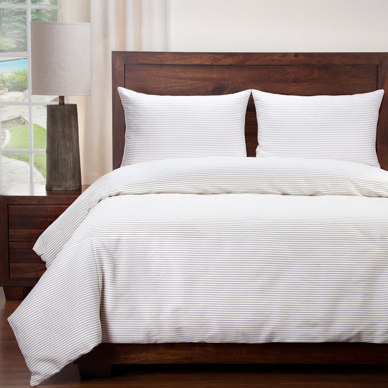 Striped Duvet Cover, Cal. King Duvet Cover