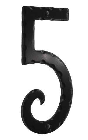 Maison décorative en fer forgé de 6 po, 5