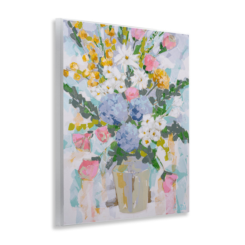 Plaque murale pastel à motif abstrait pastel, design par Joan Curtis