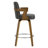 Upholstered Swivel Counter & Bar Stool With Armrest-332863167-302295353