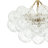 Macosh 3 - Light Textured Glass Bubble Chandelier