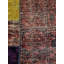 Tapis multicolore en laine noué à la main de conception unique 10 pi 6 po x 14 pi 3 po
