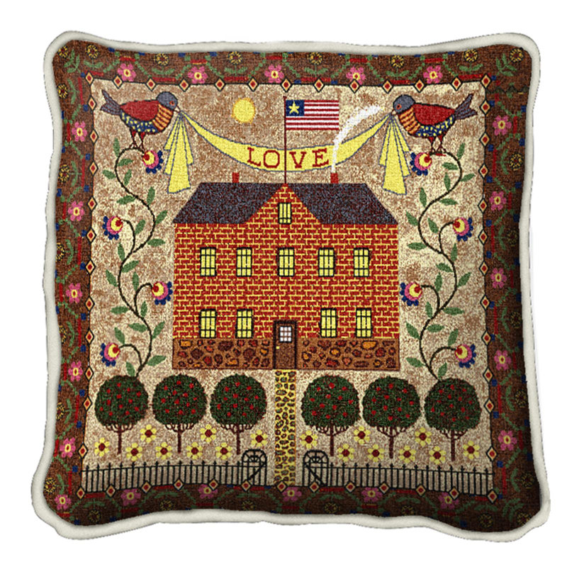 Coussin en coton Home Sweet Home