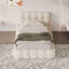 Upholstered Bed Frame With Headboard-87142476-87142478