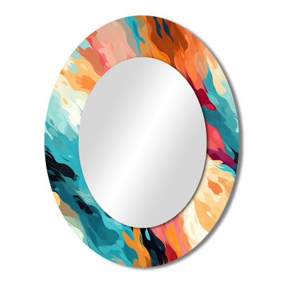 Tatawan - Modern Oval Wall Mirror