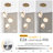 3 - Light Dimmable Magic Bean Chandelier