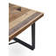 Vada Ash Metal Base Dining Table
