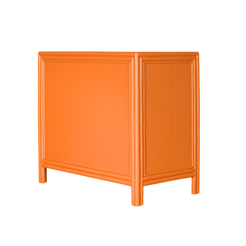 Aruba 4 - Drawer Nightstand, Citrus Orange