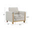 Fauteuil rembourré en tissu Harmonia-565144723