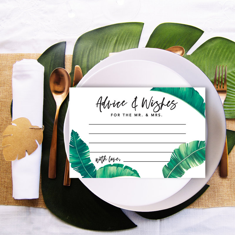 Feuilles de bananier tropical
