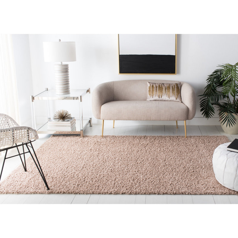 Tapis de couleur unie à poils longs Schwanke Performance, Rectangle 5 pi 3 po x 7 pi 6 po