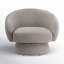 Fauteuil demi-tonneau pivotant Boucle-1413187167