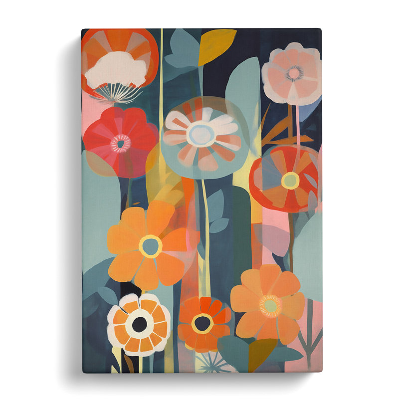 Mixed Flowers Vol.7 - Wrapped Canvas, 76cm H x 50cm W x 3cm D