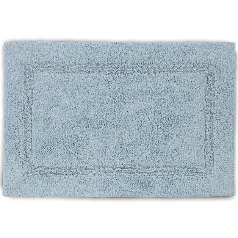 Martex Basic Rectangular 100% Cotton NonSlip Solid Bath Rug, Cream, 17" W x 24" L