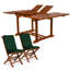  Ensemble de chaises pliantes en teck 9 pièces avec coussins bleus 9 pièces-1762464689-1841983495