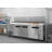92 In. Three Door Commercial Pizza Prep Refrigerator in Stainless-Steel (KM-RPPS-3DSS)
