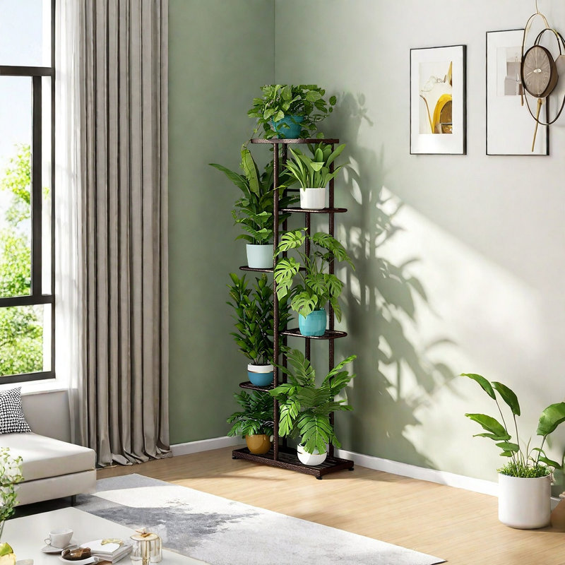 Plant Stand, Brown