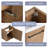 18 inch Wall Mounted Single Bathroom Vanity With Ceramic Vanity Top-1577662466