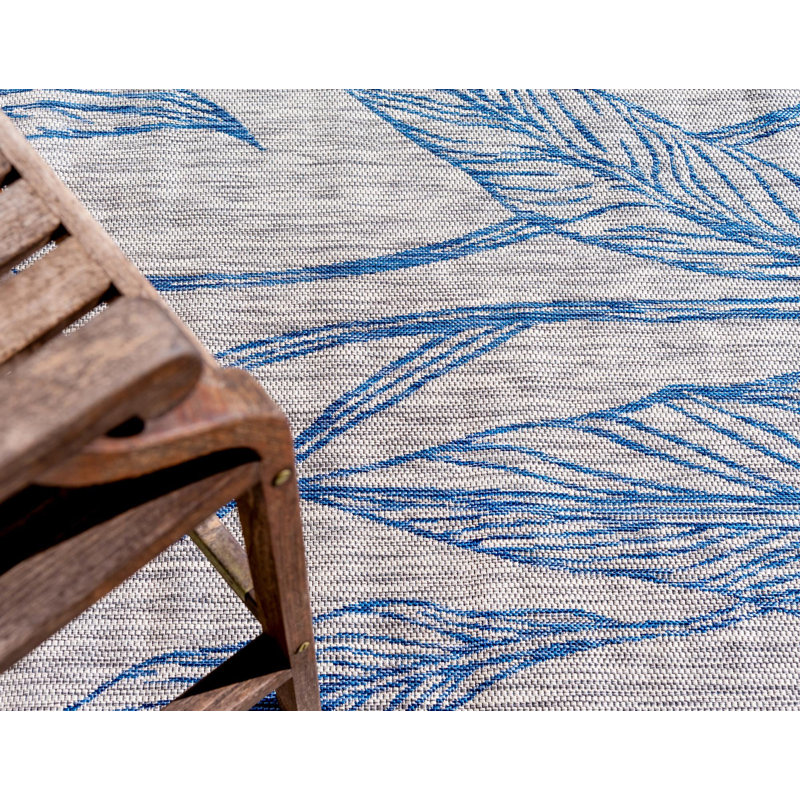 Tapis d'extérieur Kona couleur granit, Rond 13 pi