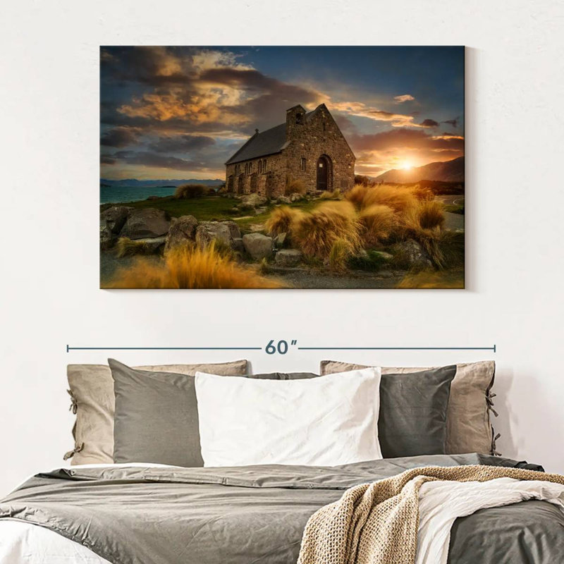 Adella Remote Church, 34" H x 51" W