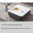Square rock panel coffee table living room-110962302