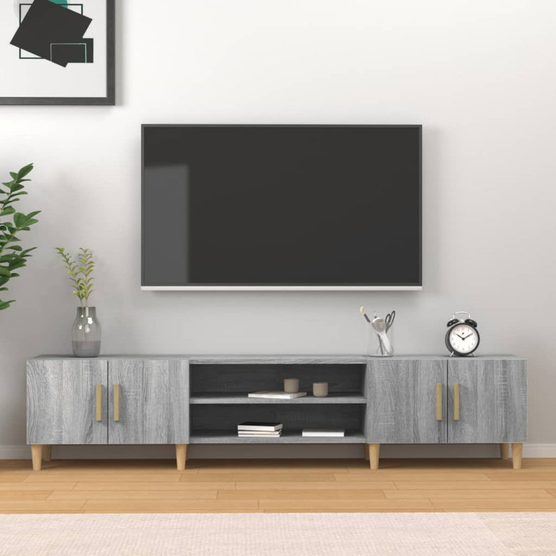 Kyeisha TV Cabinet 180x31.5x40 cm Engineered Wood, Sonoma Grey