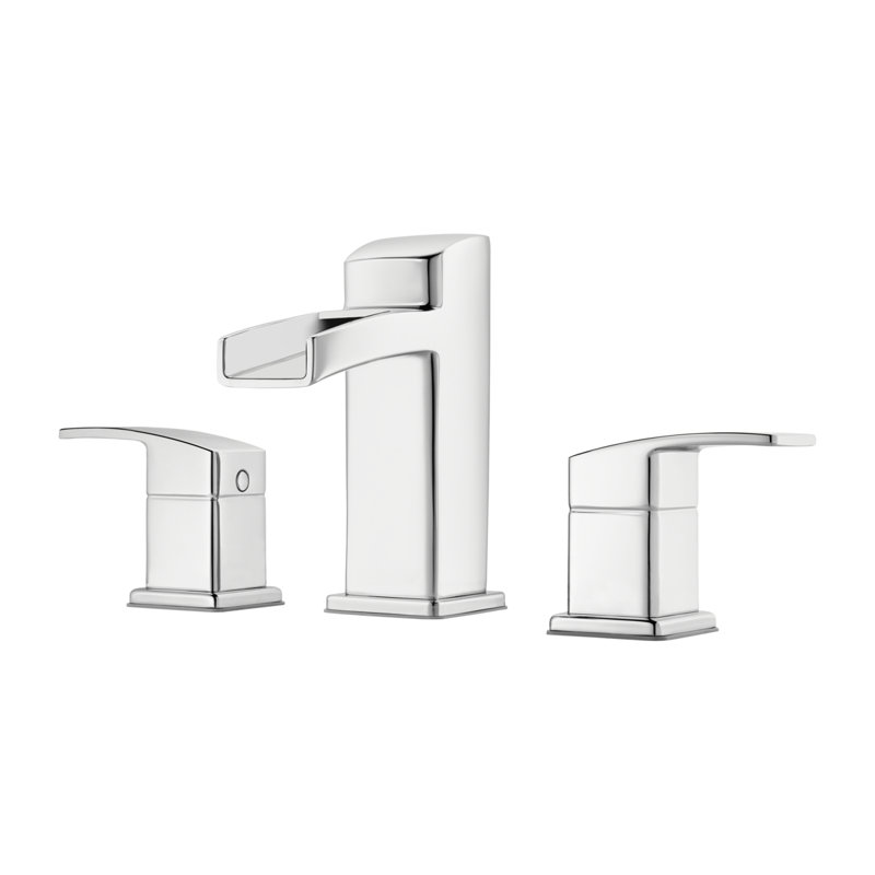 Kenzo Widespread Bathroom Faucet, Polished Chrome