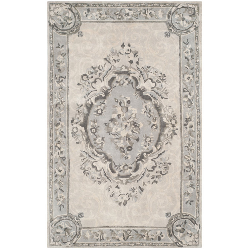 Empire Hand Tufted Wool Oriental Rug, Rectangle 2'6" x 4'