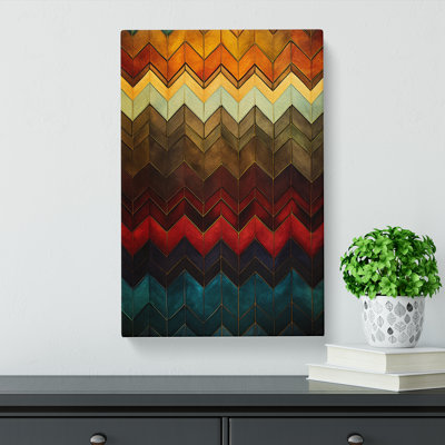 Chevrons Victorian - No Frame Print