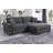 91" Modular Loveseat Sofa Couch with Movable Ottoman-859297106